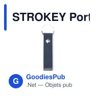 STROKEY Porte-clés à boucle en PU - Miniature 10