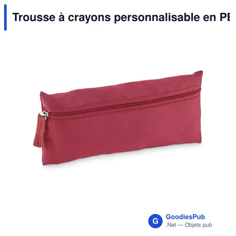 Trousse à crayons personnalisable en PET recyclé avec logo