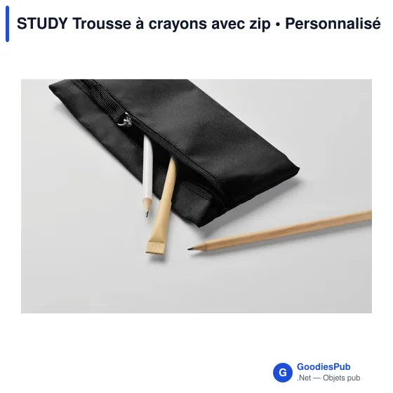 Trousse à crayons personnalisable en PET recyclé avec logo - Image 12