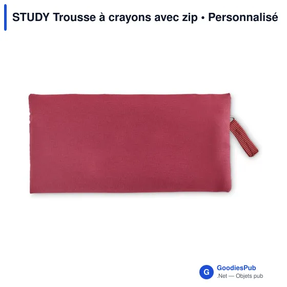 Trousse à crayons personnalisable en PET recyclé avec logo - Image 3