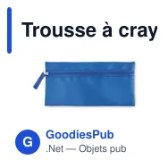 Trousse à crayons personnalisable en PET recyclé avec logo - Miniature 6
