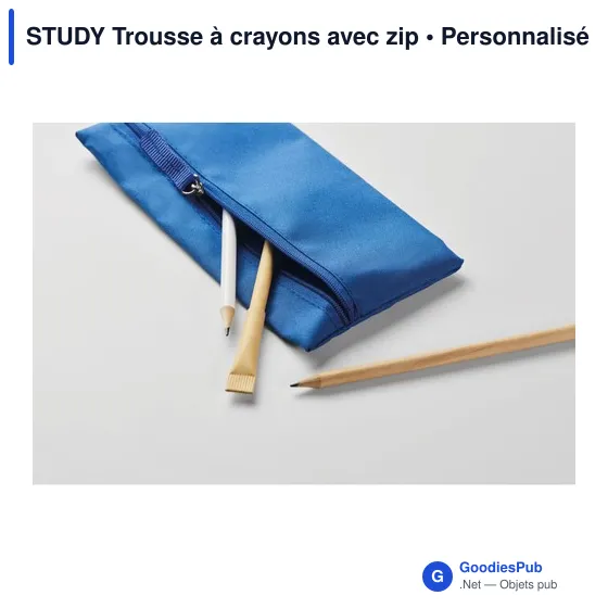 Trousse à crayons personnalisable en PET recyclé avec logo - Image 8