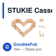 STUKIE Casse-tête en bois - Miniature 1