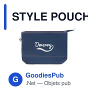 STYLE POUCH Trousse en denim recyclé - Miniature 4
