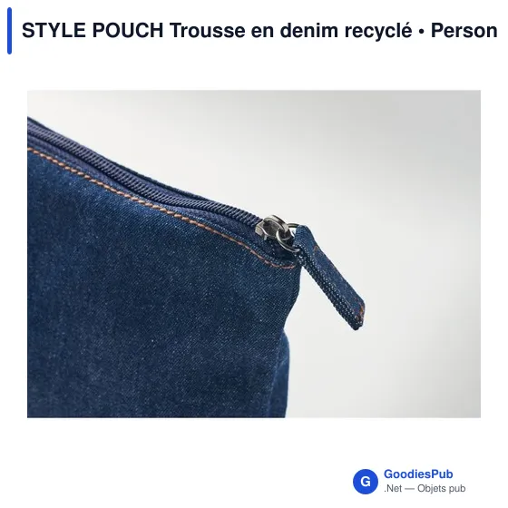 STYLE POUCH Trousse en denim recyclé - Image 6