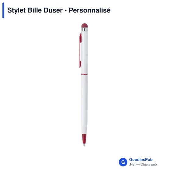 Stylet Bille Personnalisable Duser avec Logo - Aluminium - Image 12