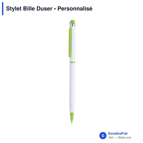 Stylet Bille Personnalisable Duser avec Logo - Aluminium - Image 5