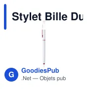 Stylet Bille Personnalisable Duser avec Logo - Aluminium - Miniature 8