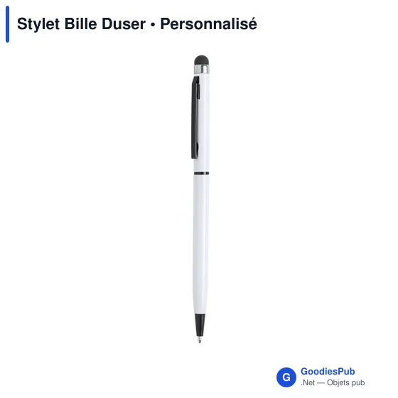 Stylet Bille Personnalisable Duser avec Logo - Aluminium - Image 9