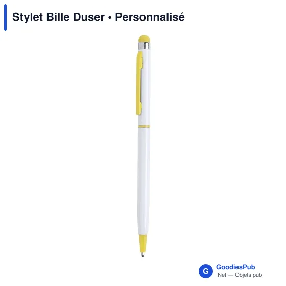 Stylet Bille Personnalisable Duser avec Logo - Aluminium - Image 10