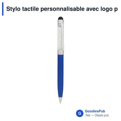 Stylo tactile personnalisable avec logo pour entreprises