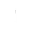 Variante noir - Stylo tactile personnalisable avec logo pour entreprises