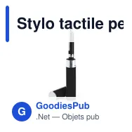 Stylo tactile personnalisable avec logo - Hasten - Miniature 11