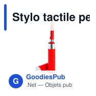 Stylo tactile personnalisable avec logo - Hasten - Miniature 3