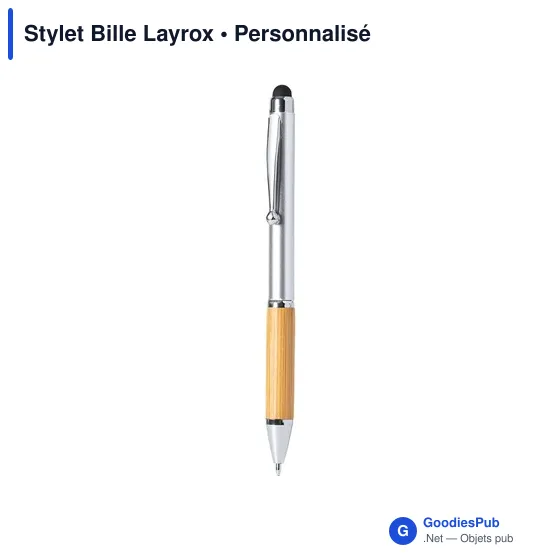 Stylo tactile personnalisable avec logo pour entreprises - Image 2