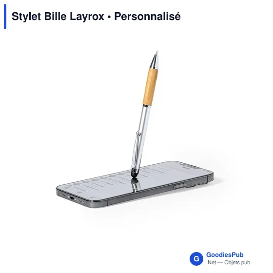 Stylo tactile personnalisable avec logo pour entreprises - Image 3