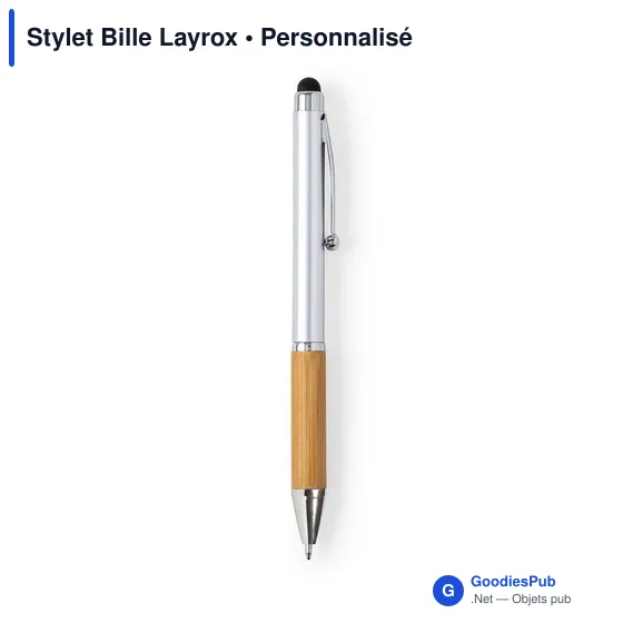 Stylo tactile personnalisable avec logo pour entreprises - Image 4