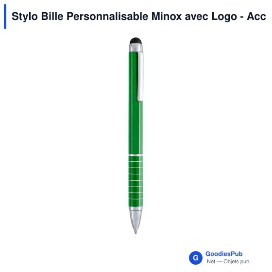 Stylo Bille Personnalisable Minox avec Logo - Accessoire B2B - Image 1