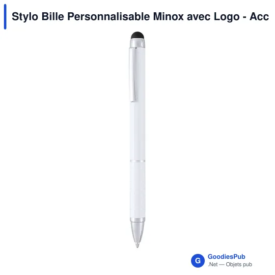 Stylo Bille Personnalisable Minox avec Logo - Accessoire B2B - Image 2