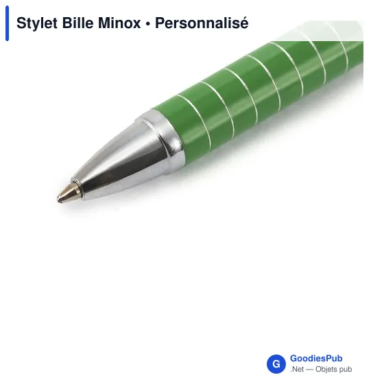 Stylo Bille Personnalisable Minox avec Logo - Accessoire B2B - Image 3
