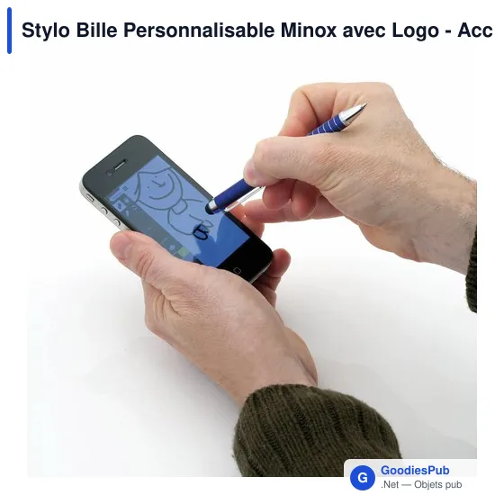 Stylo Bille Personnalisable Minox avec Logo - Accessoire B2B - Image 5
