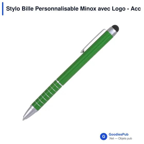 Stylo Bille Personnalisable Minox avec Logo - Accessoire B2B - Image 6