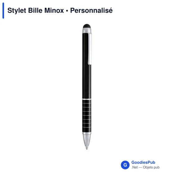 Stylo Bille Personnalisable Minox avec Logo - Accessoire B2B - Image 8