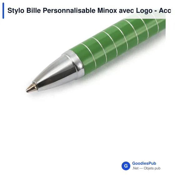 Stylo Bille Personnalisable Minox avec Logo - Accessoire B2B - Image 10