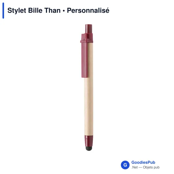 Stylo Bille Personnalisable Than avec Logo - Écriture Écologique - Image 1