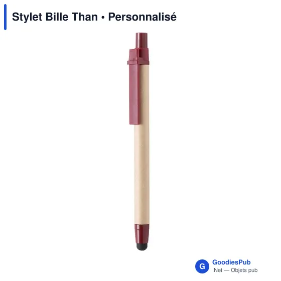 Stylo Bille Personnalisable Than avec Logo - Écriture Écologique - Image 2