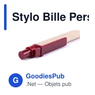 Stylo Bille Personnalisable Than avec Logo - Écriture Écologique - Miniature 9