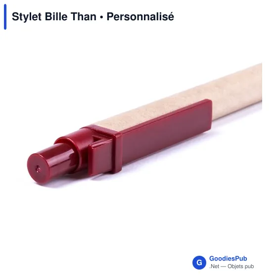 Stylo Bille Personnalisable Than avec Logo - Écriture Écologique - Image 9
