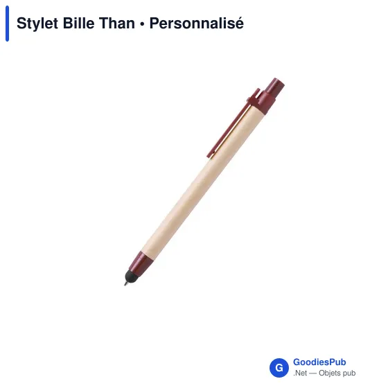 Stylo Bille Personnalisable Than avec Logo - Écriture Écologique - Image 10