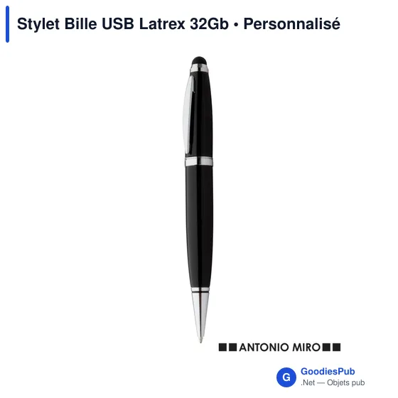 Stylo multifonction personnalisable avec logo - Antonio Miro - Image 2