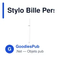 Stylo Bille Personnalisable Winker en Aluminium Recyclé avec Logo - Miniature 1