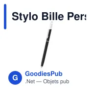 Stylo Bille Personnalisable Winker en Aluminium Recyclé avec Logo - Miniature 3
