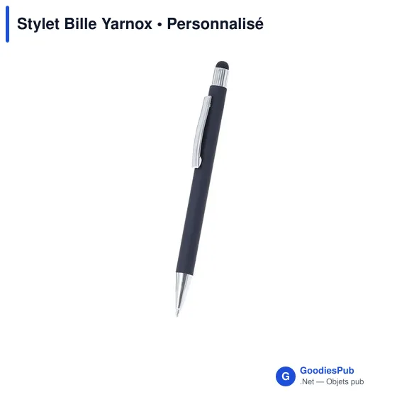 Stylet Bille Personnalisable Yarnox avec Logo en Aluminium Recyclé - Image 11