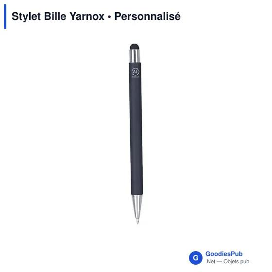 Stylet Bille Personnalisable Yarnox avec Logo en Aluminium Recyclé - Image 12