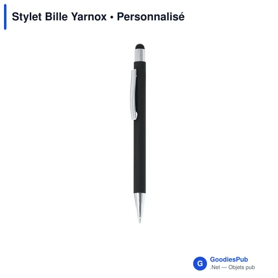 Stylet Bille Personnalisable Yarnox avec Logo en Aluminium Recyclé - Image 5
