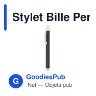 Stylet Bille Personnalisable Yarnox avec Logo en Aluminium Recyclé - Miniature 10