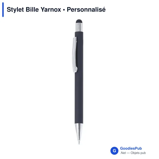 Stylet Bille Personnalisable Yarnox avec Logo en Aluminium Recyclé - Image 10