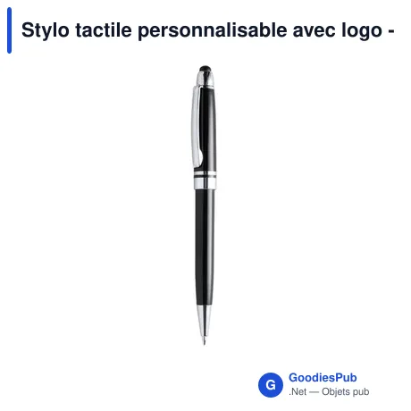 Stylo tactile personnalisable avec logo - Yeiman