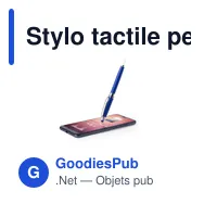 Stylo tactile personnalisable avec logo - Yeiman - Miniature 11