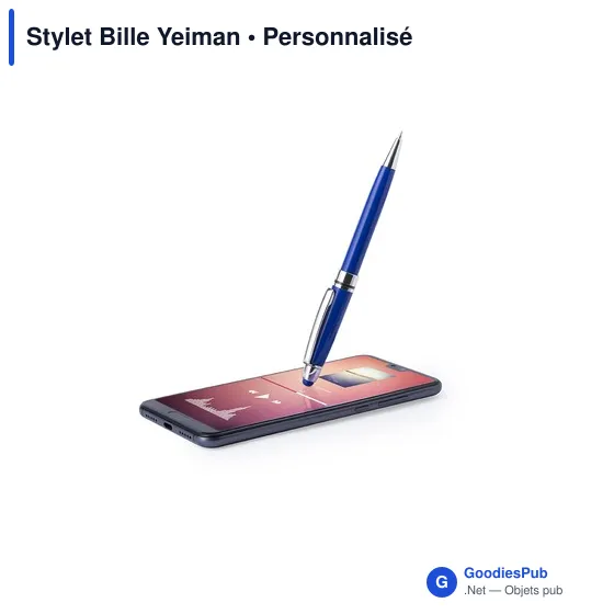 Stylo tactile personnalisable avec logo - Yeiman - Image 11