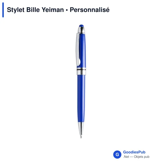 Stylo tactile personnalisable avec logo - Yeiman - Image 5