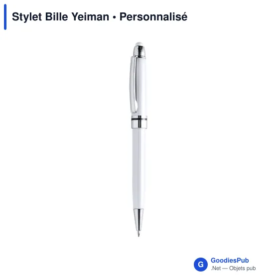 Stylo tactile personnalisable avec logo - Yeiman - Image 9