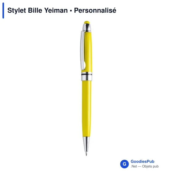 Stylo tactile personnalisable avec logo - Yeiman - Image 10