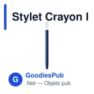 Stylet Crayon Éternel Gosfor - Miniature 5