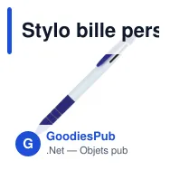 Stylo bille personnalisable 3 couleurs en ABS avec logo - Berlin - Miniature 2