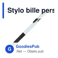 Stylo bille personnalisable 3 couleurs en ABS avec logo - Berlin - Miniature 4